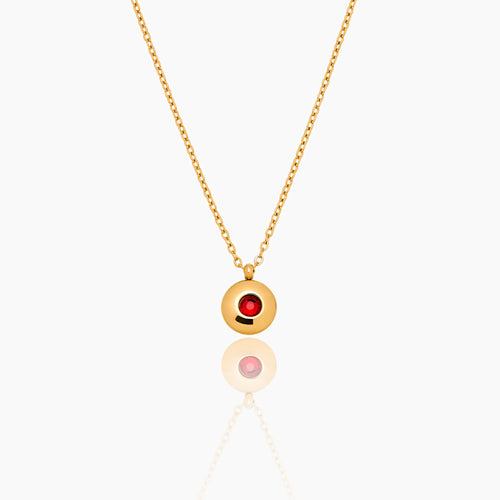 Mini Birthstone Pendant Necklace