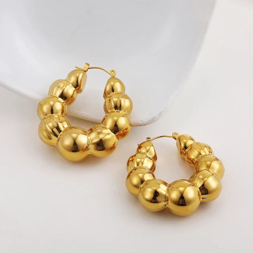 Vintage  Gold Earrings