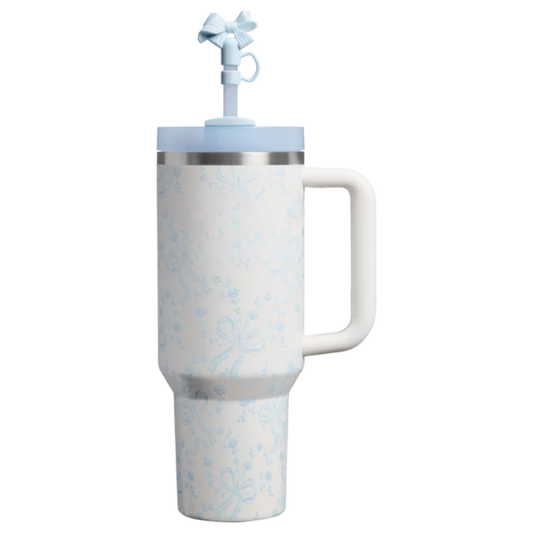 40oz Luxury Quencher Tumbler – Winter Ice Edition