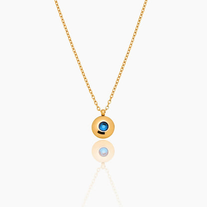mini-birthstone-pendant-necklace — Gold / Dec-Blue Topaz