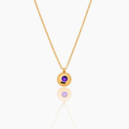 mini-birthstone-pendant-necklace — Gold / Jun-Alexandrite